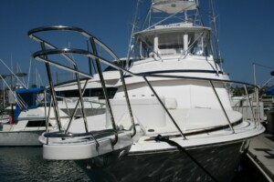 Boat stainless steel railings